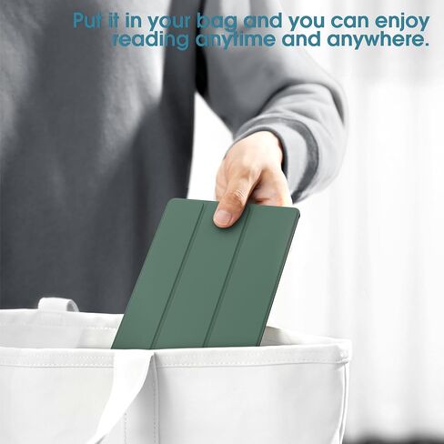 Arae Case for Kindle Paperwhite 11th Generation and Signature Edition 2021 Released, Ultra Slim Trifold PU Leather Smart Cover with Auto Sleep and Wake, Premium Protective Case,Black in Kuwait