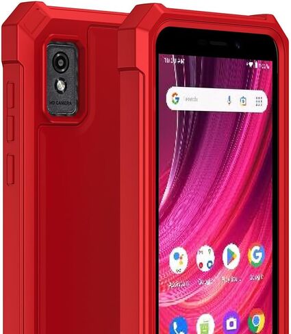 جراب Blu Studio Mini 2023 مع واقي شاشة، جراب هاتف Studio Mini 2023 حماية كاملة للجسم من البولي كربونات الخلفي من السيليكون الناعم مع زاوية متينة ماصة للصدمات لـ Blu Studio Mini Blue in Kuwait