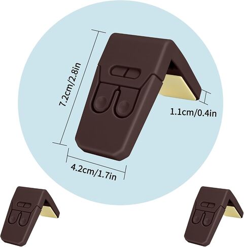 FYY Cabinet Locks for Babies - 8 Pack Child Proof Cabinet Locks Child Safety Locks for Cabinets Baby Proofing Angle Type Drawer Locks Latches with Strong Adhesive for Drawers Doors Cabinets in Saudi Arabia