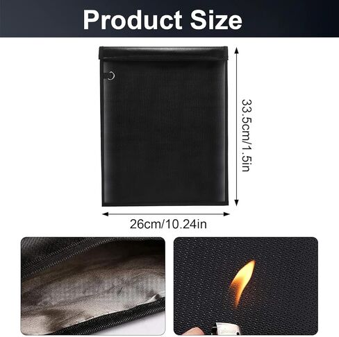 حقائب فاراداي من ONEVER لأجهزة iPad اللوحية ومفاتيح السيارة للهاتف الخلوي، قفص المحفظة لحجب إشارة RFID، حقيبة مقاومة للحريق والماء، جهاز تشويش الإشارة WiFi، GSM، LTE، NFC، RFID، مانع GPS (13 بوصة * 10 بوصة) in Kuwait