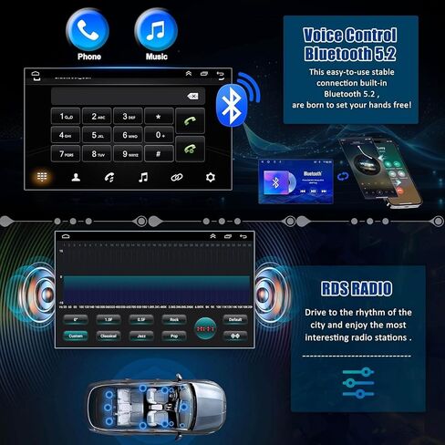 راديو سيارة 4G+64G Android 12 لسيارة Hummer H3 2005 2006 2007 2008 2009 2010، شاشة لمس 9 بوصة H3 ستيريو مع CarPlay اللاسلكي، Android Auto، GPS، WiFi، كاميرا احتياطية عالية الدقة، SWC، بلوتوث 5.2، راديو FM in Saudi Arabia