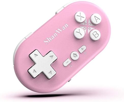 ShanWan Bluetooth Gamepad Keychain Sized Mini Controller for Switch, Windows, Android, iOS & PS4（green） in Saudi Arabia