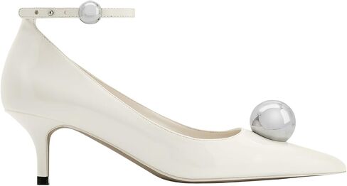 JW PEI Women's Jewel Buckle Kitten Heels Pumps in Saudi Arabia