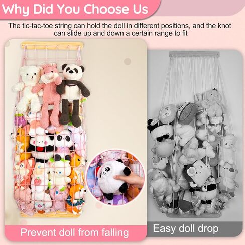 يونيكورن القلعة الحيوانات المحنطة تخزين خشبي أفخم لعبة التخزين المنظم الحيوانات المحشوة أرجوحة الفضاء حفظ الحيوانات المحشوة صافي حامل ديكور غرفة الاطفال in Kuwait