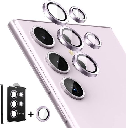 واقي عدسة الكاميرا i-Blason لهاتف Samsung Galaxy S23 Ultra، [زجاج مقسى 9H] غطاء كاميرا زجاجي رفيع للغاية مضاد للخدش [يتضمن أداة إزالة سهلة] (ذهبي) in Kuwait