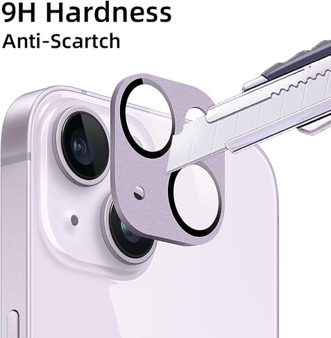 SaharaCase ZeroDamage FlexiGlass HD Camera Lens Protector [2-Pack] for Apple iPhone 14 & iPhone 14 Plus (2022) Anti-Scratch & Anti-Fingerprint Easy Installation (StarLight) in Saudi Arabia