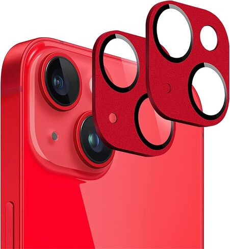 واقي عدسة الكاميرا SaharaCase ZeroDamage FlexiGlass HD [عبوة من قطعتين] لهاتف Apple iPhone 14 وiPhone 14 Plus (2022) مضاد للخدش ومضاد لبصمات الأصابع وسهل التركيب (StarLight) in Saudi Arabia