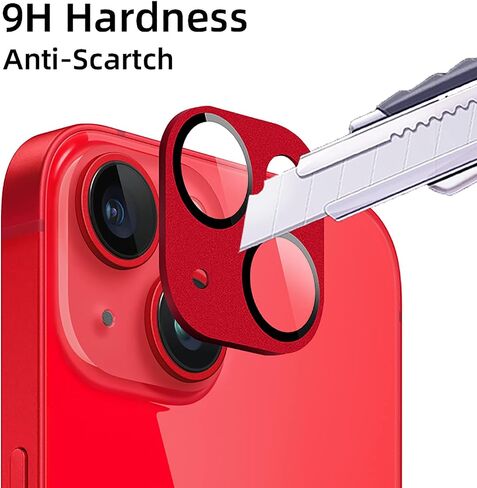 واقي عدسة الكاميرا SaharaCase ZeroDamage FlexiGlass HD [عبوة من قطعتين] لهاتف Apple iPhone 14 وiPhone 14 Plus (2022) مضاد للخدش ومضاد لبصمات الأصابع وسهل التركيب (StarLight) in Saudi Arabia