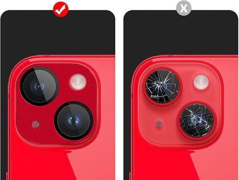 واقي عدسة الكاميرا SaharaCase ZeroDamage FlexiGlass HD [عبوة من قطعتين] لهاتف Apple iPhone 14 وiPhone 14 Plus (2022) مضاد للخدش ومضاد لبصمات الأصابع وسهل التركيب (StarLight) in Saudi Arabia