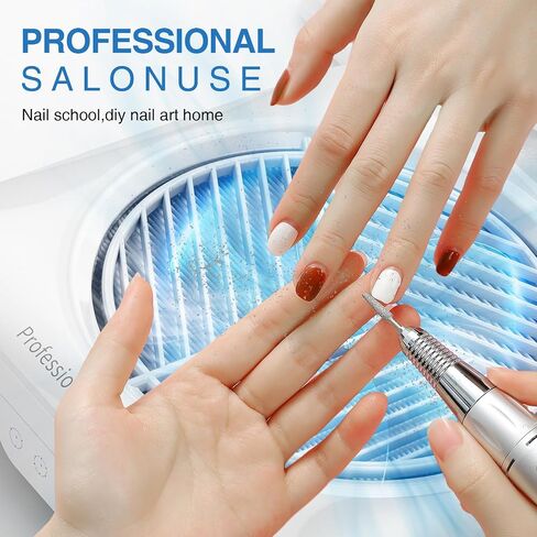 Nail Dust Collector with Reusable Filter, Powerful Vacuum Fan Vent Dust Collector Electric Dust Suction Machine, Low Noise, Nail Salon in Saudi Arabia