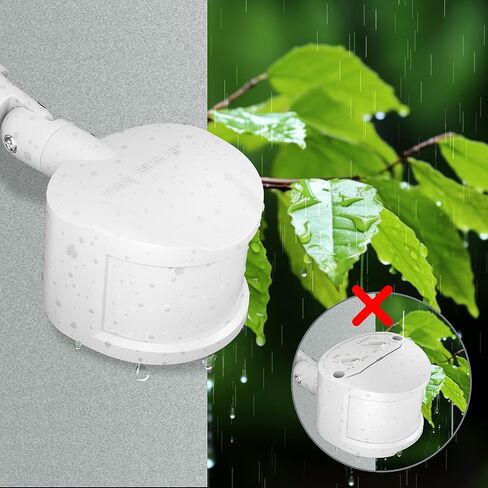 Onforu Motion Sensor, Dusk to Dawn Detector, Timer, Adjustable Detection Distance, 180 Degree Detection Range, Replacement Motion Security Flood Lights Sensor (Black) in Kuwait