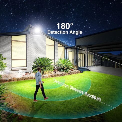 Onforu Motion Sensor, Dusk to Dawn Detector, Timer, Adjustable Detection Distance, 180 Degree Detection Range, Replacement Motion Security Flood Lights Sensor (Black) in Kuwait