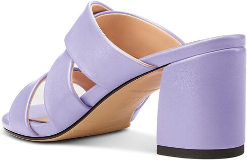 Castamere Womens Heeled Sandals Round Open Toe Chunky Block Heel Slip-on Mules Summer Dress Casual Sandals 2.6 Inches Heels in Saudi Arabia