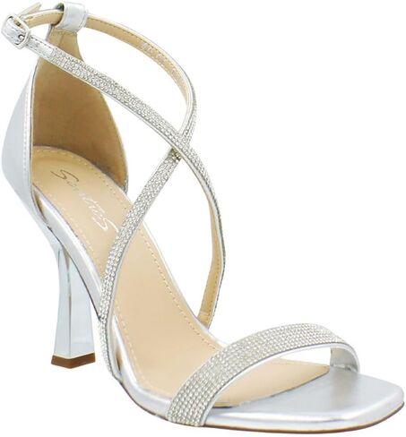 | GILLIAN Women's Rhinestone - Embellished Strappy Heels - Elegant and Glamorous Evening Sandals in Saudi Arabia