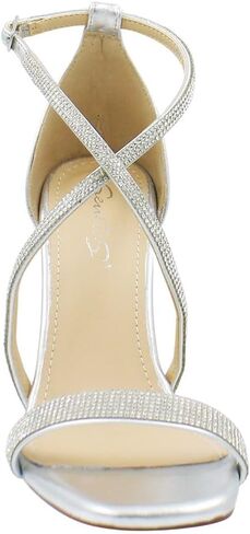 | GILLIAN Women's Rhinestone - Embellished Strappy Heels - Elegant and Glamorous Evening Sandals in Saudi Arabia
