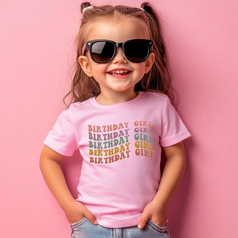 Birthday Girls Shirt Toddler It's My Birthday Shirt for Baby Girls Happy Birthday T Shirt for Kids Cotton Tee in Saudi Arabia