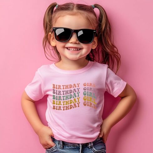 Birthday Girls Shirt Toddler It's My Birthday Shirt for Baby Girls Happy Birthday T Shirt for Kids Cotton Tee in Saudi Arabia