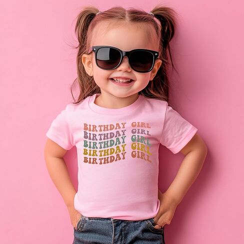 Birthday Girls Shirt Toddler It's My Birthday Shirt for Baby Girls Happy Birthday T Shirt for Kids Cotton Tee in Saudi Arabia