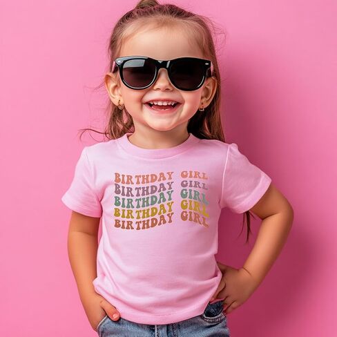 Birthday Girls Shirt Toddler It's My Birthday Shirt for Baby Girls Happy Birthday T Shirt for Kids Cotton Tee in Saudi Arabia