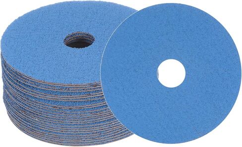 HARFINGTON 25PCS Zirconia Resin Fiber Grinding and Sanding Discs 4-1/2" x 7/8" Center Hole 60 Grit Fiber Abrasive Discs for Grinding Blending Polishing in Saudi Arabia