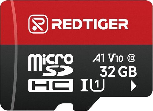 REDTIGER High Speed 128GB Micro SD Card with Adapter, microSDXC UHS-I Class 10, U3, V30 A1, Support for Dash Cam and 4K Video Recording in Saudi Arabia