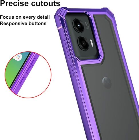 Ailiber for Motorola Moto G Stylus 5G 2024 Case, Clear Transparent [Anti Yellowing], with [Screen Protector], Dual Layer Shockproof Bumper Cell Phone Cover for Moto G Stylus 2024 5G-Gold in Kuwait
