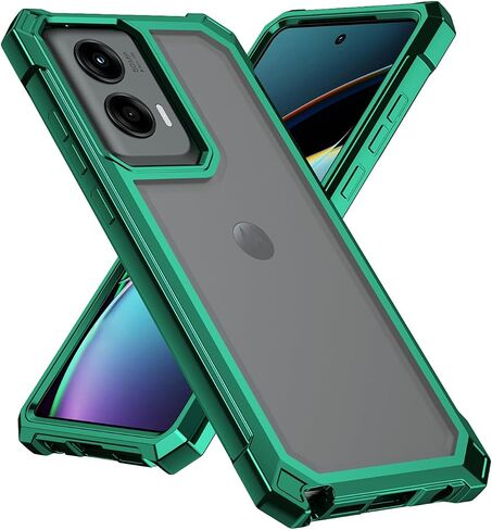 حافظة Ailiber لهاتف Motorola Moto G Stylus 5G 2024، شفافة [مضادة للاصفرار]، مع [واقي شاشة]، غطاء هاتف خلوي مزدوج الطبقات مقاوم للصدمات لهاتف Moto G Stylus 2024 5G-ذهبي in Kuwait