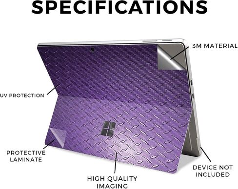 Carbon Fiber Tablet Skin Compatible with Microsoft Surface Pro 11 (2024) - Sunset Forest - Premium 3M Vinyl Protective Wrap Decal Cover - Easy to Apply | Crafted in The USA by MightySkins in Saudi Arabia