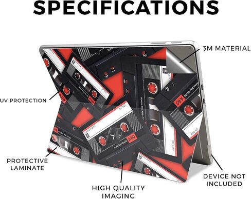 Carbon Fiber Tablet Skin Compatible with Microsoft Surface Pro 11 (2024) - Sunset Forest - Premium 3M Vinyl Protective Wrap Decal Cover - Easy to Apply | Crafted in The USA by MightySkins in Saudi Arabia