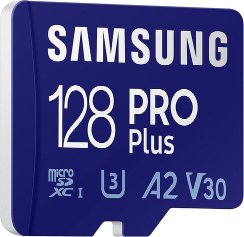 SAMSUNG PRO Plus microSD Memory Card + Adapter, 1TB MicroSDXC, Up to 180 MB/s, Full HD & 4K UHD, UHS-I, C10, U3, V30, A2 for Android Phones, Tablets, GoPRO, DJI Drone, MB-MD1T0SA/AM, 2024 in Saudi Arabia