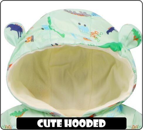 Baby Winter Coats Toddler Jacket Boy Puffer Girl Fleece Hoodie Snow Clothes 0-7T in Saudi Arabia