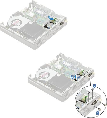 Deal4GO USB Type-C Port I/O Daughter Board GMHY5 0GMHY5 Replacement for Dell Optiplex 5060 5070 5090 7060 7070 XE3 Micro (MFF) Precision 3260 (NOT FIT for SFF & MT) in Saudi Arabia