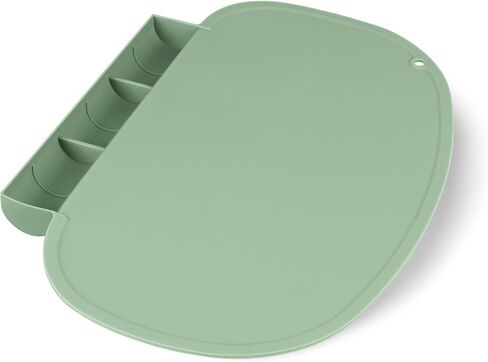 Silicone Placemat for Baby, Silicone Tablemats with Food Catching Pocket, Non-Slip Silicone Placemat for Restaurants Home Travel (Blush) in Saudi Arabia