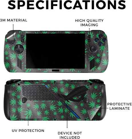 Skin Compatible with Asus ROG Ally X - Vintage American - Premium 3M Vinyl Protective Wrap Decal Cover - Easy to Apply | Crafted in The USA by MightySkins in Saudi Arabia