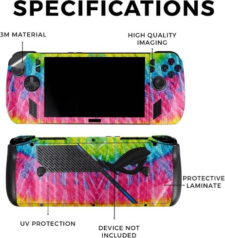 Skin Compatible with Asus ROG Ally X - Vintage American - Premium 3M Vinyl Protective Wrap Decal Cover - Easy to Apply | Crafted in The USA by MightySkins in Saudi Arabia