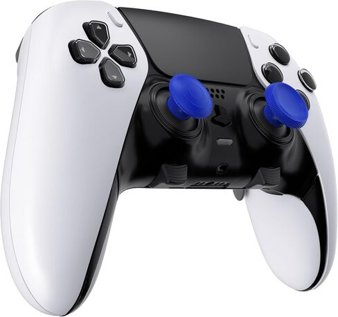 عصا إبهام قابلة للتبديل من eXtremeRate ThumbsGear لجهاز تحكم PS5 Edge، أغطية أعواد الإبهام التناظرية البديلة السوداء لجهاز تحكم PS5 Edge - 4 ارتفاعات و3 مقابض أسطح - بدون قاعدة عصا الإبهام in Kuwait