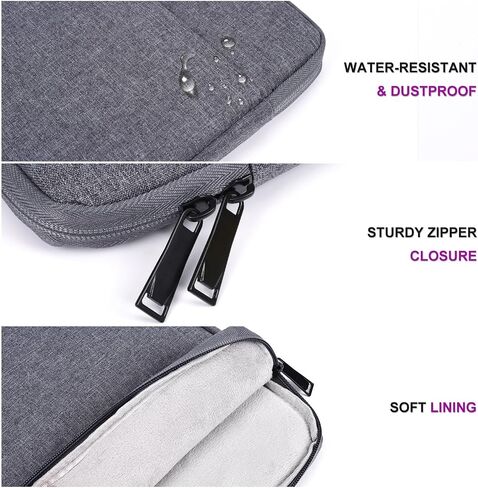 9-11 Inch Tablet Sleeve Bag Case for Amazon Fire Max 11 2023/Fire HD 10 Plus 10.1/HD 10 Kids Pro, 11" iPad Pro M4 2024, iPad Air M2 2024, iPad 9/8/7th 10.2, Galaxy Tab S9 A8/A7/S8/S7 Pouch Bag, Purple in Saudi Arabia