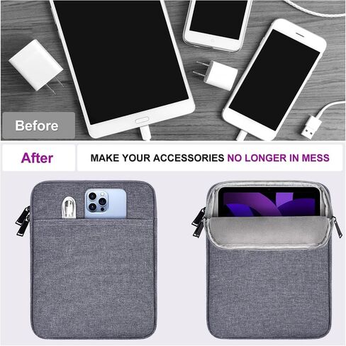 9-11 Inch Tablet Sleeve Bag Case for Amazon Fire Max 11 2023/Fire HD 10 Plus 10.1/HD 10 Kids Pro, 11" iPad Pro M4 2024, iPad Air M2 2024, iPad 9/8/7th 10.2, Galaxy Tab S9 A8/A7/S8/S7 Pouch Bag, Purple in Saudi Arabia