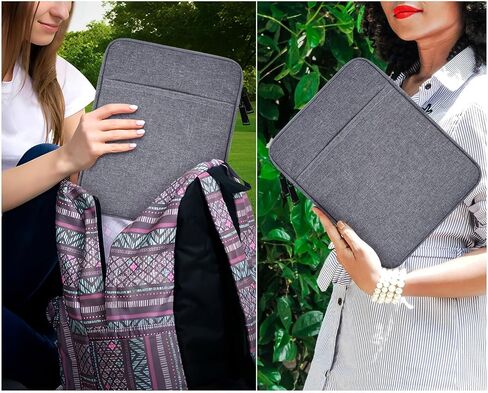 9-11 Inch Tablet Sleeve Bag Case for Amazon Fire Max 11 2023/Fire HD 10 Plus 10.1/HD 10 Kids Pro, 11" iPad Pro M4 2024, iPad Air M2 2024, iPad 9/8/7th 10.2, Galaxy Tab S9 A8/A7/S8/S7 Pouch Bag, Purple in Saudi Arabia