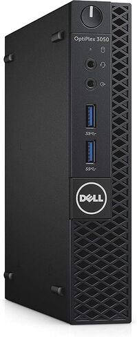 كمبيوتر مكتبي صغير طراز OptiPlex 3050 من Dell، Intel Core i7-6700T، ذاكرة وصول عشوائي DDR4 سعة 16 جيجابايت، محرك أقراص SSD سعة 512 جيجابايت، واي فاي، بلوتوث، منفذ عرض، USB 3.1، Windows 10 Pro (متجدد) in Saudi Arabia