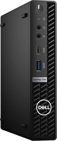 كمبيوتر Dell Optiplex 7080 Micro Computer Mini PC، Core i5-10500T حتى 3.8 جيجا هرتز (Beat i7-8700T)، ذاكرة الوصول العشوائي 16 جيجا، 1 تيرابايت SSD، WiFi، بلوتوث، Windows 11 (متجدد) in Saudi Arabia