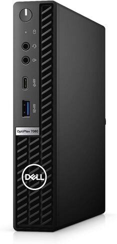 كمبيوتر Dell Optiplex 7080 Micro Computer Mini PC، Core i5-10500T حتى 3.8 جيجا هرتز (Beat i7-8700T)، ذاكرة الوصول العشوائي 16 جيجا، 1 تيرابايت SSD، WiFi، بلوتوث، Windows 11 (متجدد) in Saudi Arabia