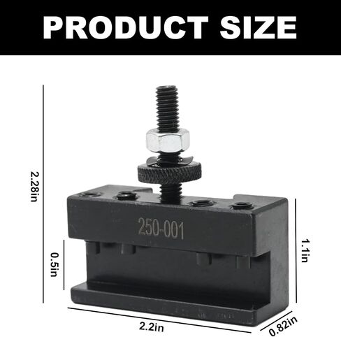 5Pcs 6-12In Quick Change Tool Post Turning Facing Holders, Turinng Tool Holder Steel Material (250-101 AXA #1 Fit for 250-100 250-111 AXA Tool Post) in Saudi Arabia