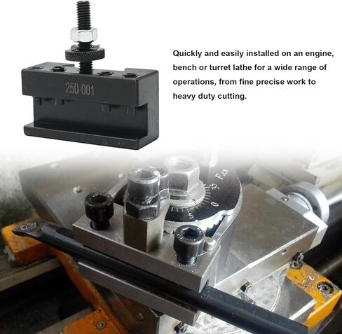 5Pcs 6-12In Quick Change Tool Post Turning Facing Holders, Turinng Tool Holder Steel Material (250-101 AXA #1 Fit for 250-100 250-111 AXA Tool Post) in Saudi Arabia
