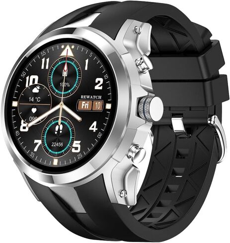 Men's Smart Watch(Answering/Making Calls), 1.43" AMOLED Screen, Heart Rate/Blood Oxygen/Sleep Monitor, Over 100 Sports Modes, IP68 Waterproof Fitness Watch, 10-Day Usage Time, for Android/iOS in Saudi Arabia