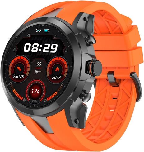 Men's Smart Watch(Answering/Making Calls), 1.43" AMOLED Screen, Heart Rate/Blood Oxygen/Sleep Monitor, Over 100 Sports Modes, IP68 Waterproof Fitness Watch, 10-Day Usage Time, for Android/iOS in Saudi Arabia