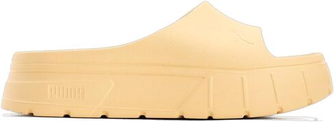 صندل رياضي نسائي من Puma Mayze Stack ذو نعل سميك كاجوال - بيج - مقاس 9 M in Saudi Arabia