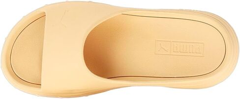 صندل رياضي نسائي من Puma Mayze Stack ذو نعل سميك كاجوال - بيج - مقاس 9 M in Saudi Arabia