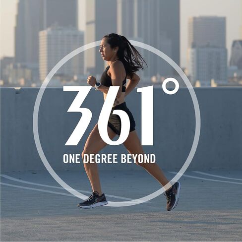 حذاء الجري Meraki 4 عالي الأداء للسيدات من 361 Degrees خفيف الوزن للتدريب اليومي، سكوبا أزرق/أسود، 7 ساعات متوسط in Kuwait
