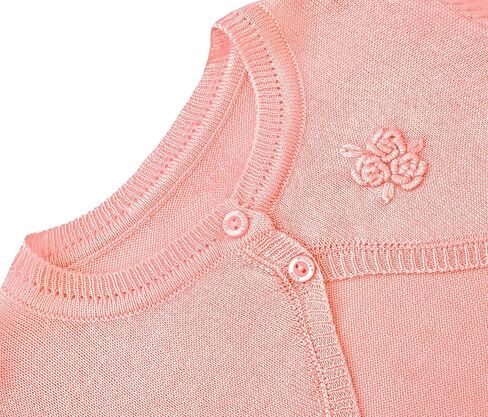 Lilax Baby Girls' Long Sleeve Cardigan Shrug, Button Closure Bolero in Kuwait